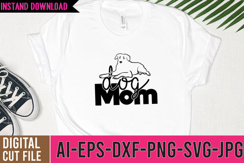 Dog Mom SVG Cut File SVG BlackCatsMedia 