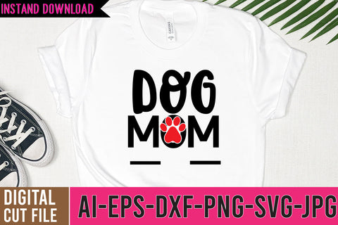 Dog Mom SVG Cut File SVG BlackCatsMedia 