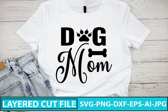 Dog Mom SVG Cut File SVG Syaman 