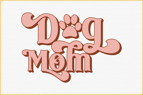 Dog Mom Vibes Svg Design SVG Creativeart88 