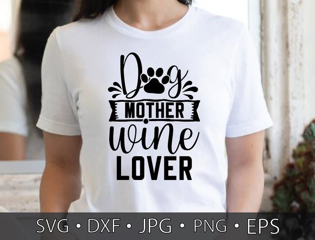 dog mother wine lover SVG md faruk hossain 