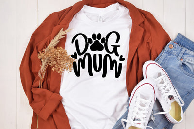 Dog Mum SVG SVG dapiyupi store 