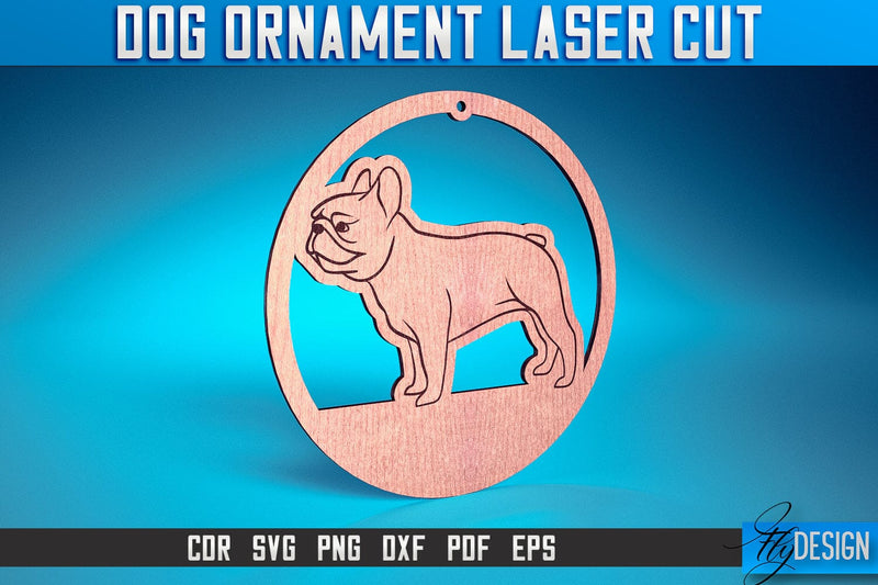 Dog Ornament Laser Cut SVG | Dog Laser Cut SVG Design | CNC Files - So ...