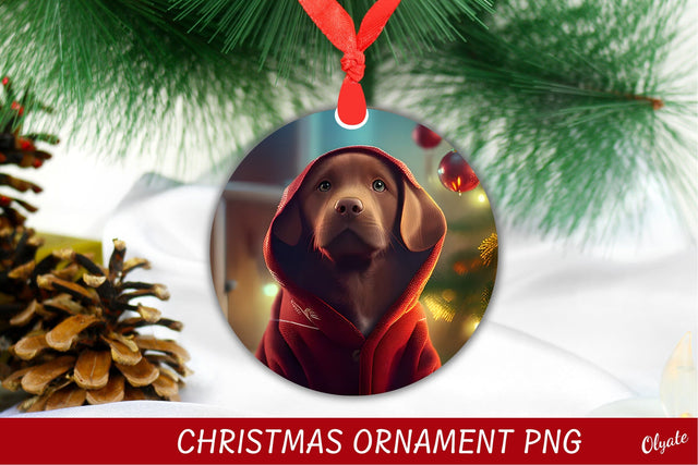 Dog Ornament Sublimation. labrador Retriever PNG. Ornament Sublimation Olga Terlyanskaya 