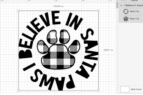 Dog Paw Christmas Ornament SVG Santa Paws Round Ornament SVG OrangeBrushStudio 