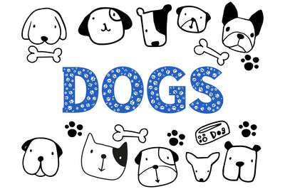 Dog Paw - Pet Font Font ampersand 