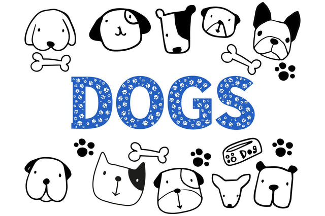 Dog Paw - Pet Font Font ampersand 