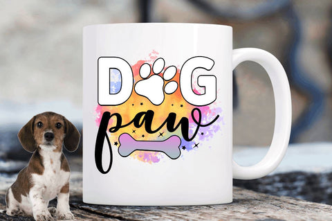 Dog paw Sublimation PNG, Dog Sublimation Design Sublimation Regulrcrative 