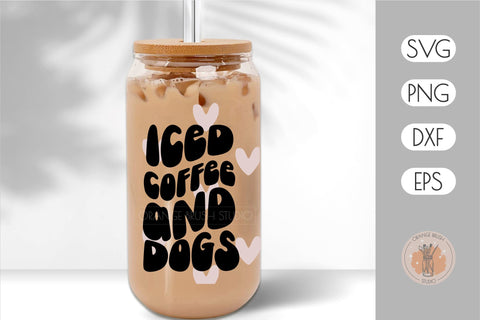 Dog Paw SVG Libbey Can Glass Full Wrap 16 Oz SVG OrangeBrushStudio 