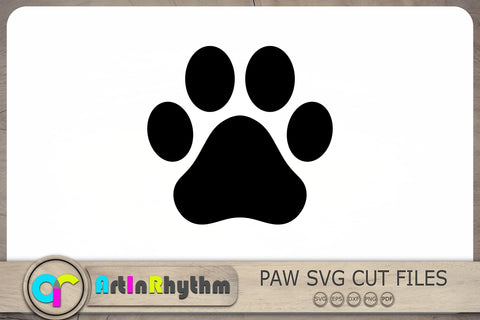 Dog Paw Svg, Paw Svg, Paw Clipart, Heartbeat Svg SVG Artinrhythm shop 