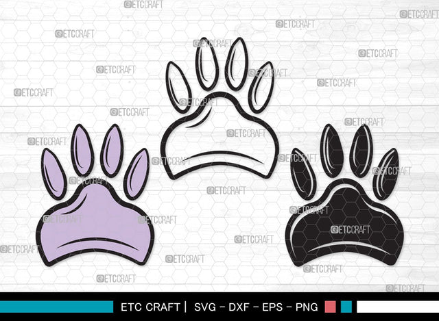 Dog Paw SVG | Pawprint Svg | Pet Paw Print Svg | Dog Love Svg | Animal Paw Svg | Dog Paw Clipart SVG ETC Craft 