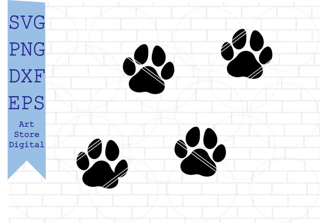 Dog Paws Svg, I Love Dog Svg SVG Artstoredigital 