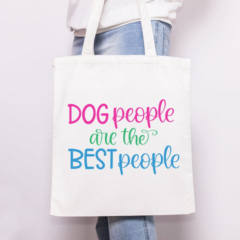 Dog People are the Best People Hand Lettered Cut File SVG, DXF, PNG SVG Cursive by Camille 