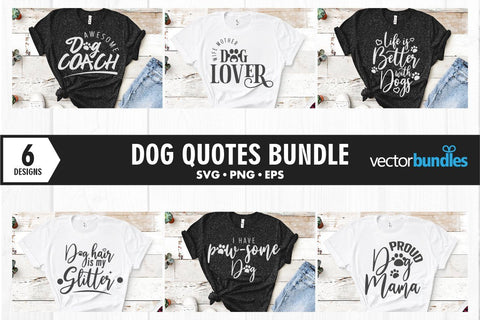 Dog quote bundle svg SVG vectorbundles 