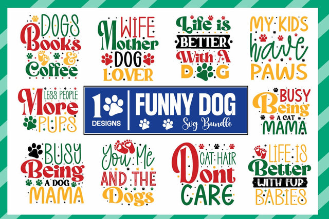 Dog Quote SVG Bundle | Dog Quote Cut Files SVG designmaster24 