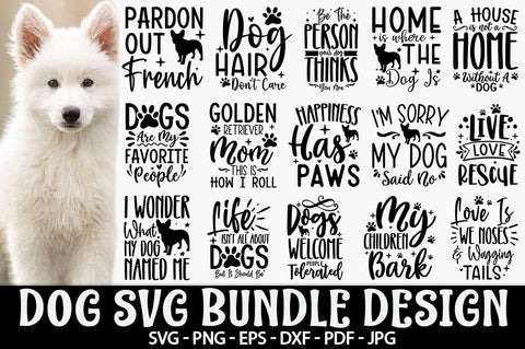 Dog Quotes SVG Bundle, Dog SVG Bundle SVG FiveStarCrafting 