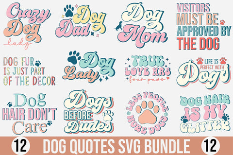 Dog Quotes SVG Bundle SVG SVGista 