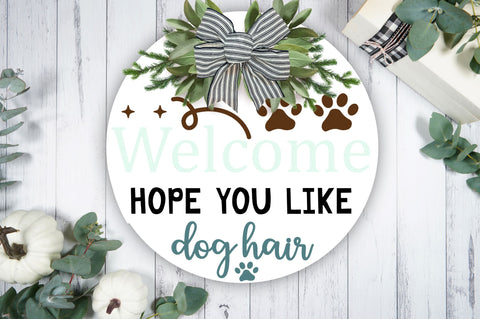 Dog Round Sign Svg Bundle SVG Regulrcrative 