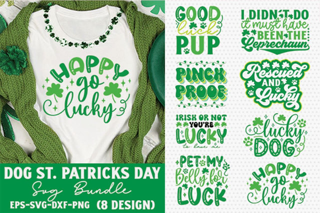 Dog St Patrick's Day SVG Bundle SVG md faruk hossain 