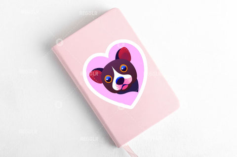 Dog Stickers SVG Bundle SVG Regulrcrative 