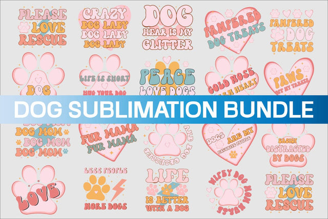 Dog Sublimation Bundle Sublimation designmaster24 