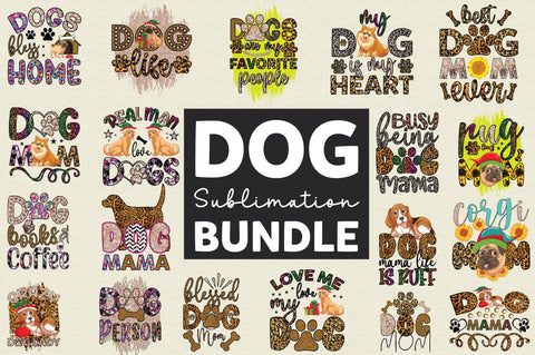Dog Sublimation Bundle Sublimation SVGArt 