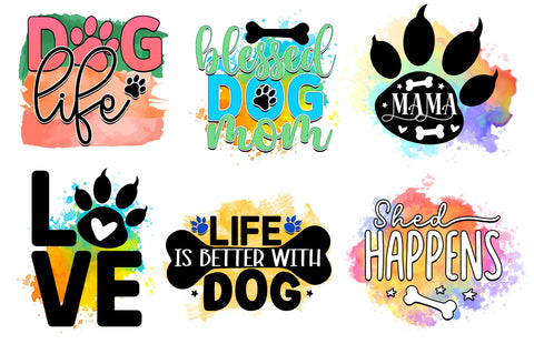 Dog Sublimation Png Bundle SVG Regulrcrative 