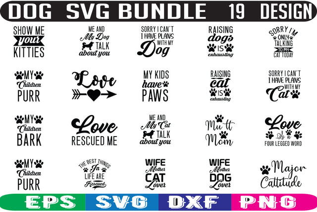 Dog SVG bundle 19 design SVG Nurstore 