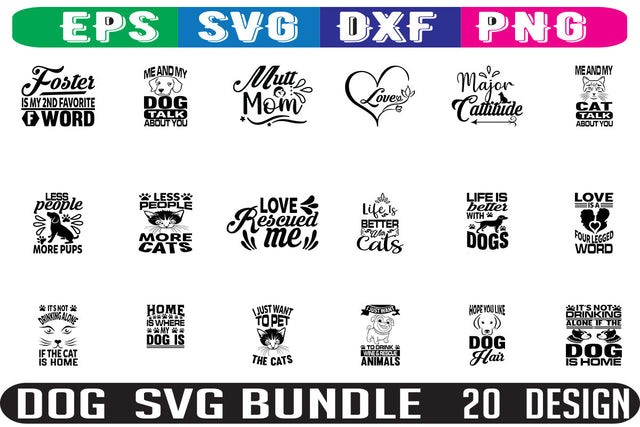 Dog SVG bundle 20 design SVG Nurstore 