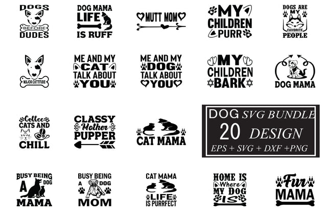 Dog svg bundle 20 design SVG svgteam 
