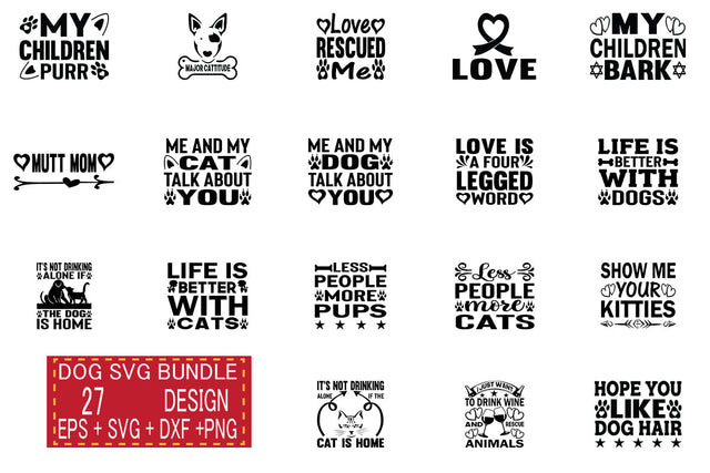Dog svg bundle 27 design SVG svgteam 