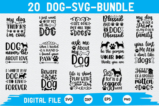Dog svg bundle cut file SVG buydesign 