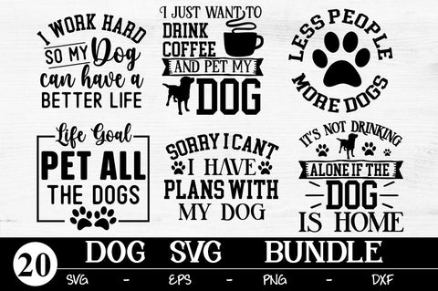 Dog Svg Bundle, Dog Cut Files, Dog Mom Svg, Dog Lover Svg SVG Svgcraft 
