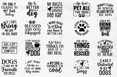 Dog Svg Bundle, Dog Cut Files, Dog Mom Svg, Dog Lover Svg SVG Svgcraft 