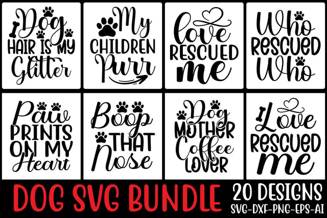 Dog Svg Bundle, Dog Cut Files, Dog Mom Svg, SVG designmaster24 