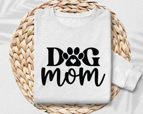 Dog SVG Bundle - Dog Mom SVG, Dog Mama SVG, Dog Dad SVG, Dog Lover SVG, Dog Shirt SVG, Dog Saying SVG SVG GraphicsTreasures 