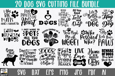 Dog SVG Bundle - Dog SVG Cut Files SVG Old Market 