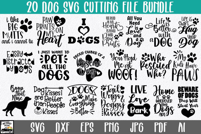 Dog SVG Bundle - Dog SVG Cut Files SVG Old Market 