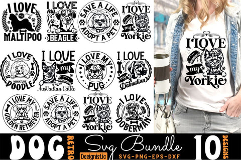 Dog SVG Bundle, Dog SVG Design SVG DESIGNISTIC 