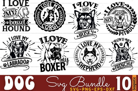 Dog SVG Bundle, Halloween Dog SVG Bundle, Christmas Dog Bundle SVG DESIGNISTIC 