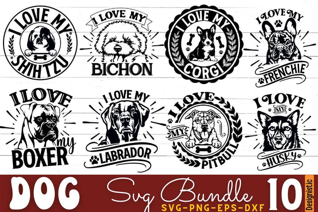 Dog SVG Bundle, Halloween Dog SVG Bundle, Christmas Dog Bundle SVG DESIGNISTIC 