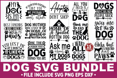 Dog SVG Bundle SVG Ariyan 