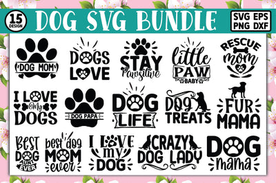 Dog SVG Bundle SVG Ariyan 