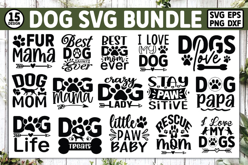 Dog SVG Bundle SVG Ariyan 
