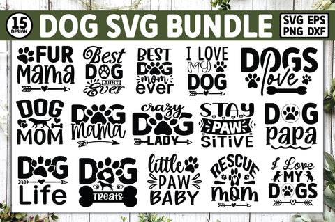 Dog SVG Bundle SVG Ariyan 
