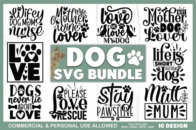 Dog SVG Bundle SVG Ariyan 