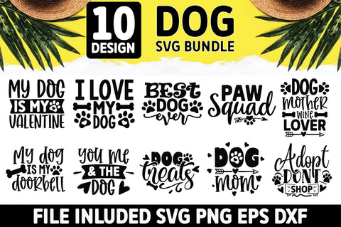 Dog SVG Bundle SVG Ariyan 