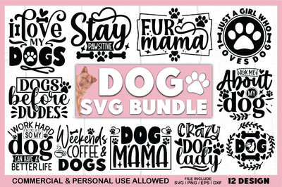 Dog SVG Bundle SVG Ariyan 