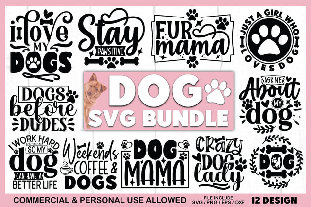 Dog SVG Bundle SVG Ariyan 