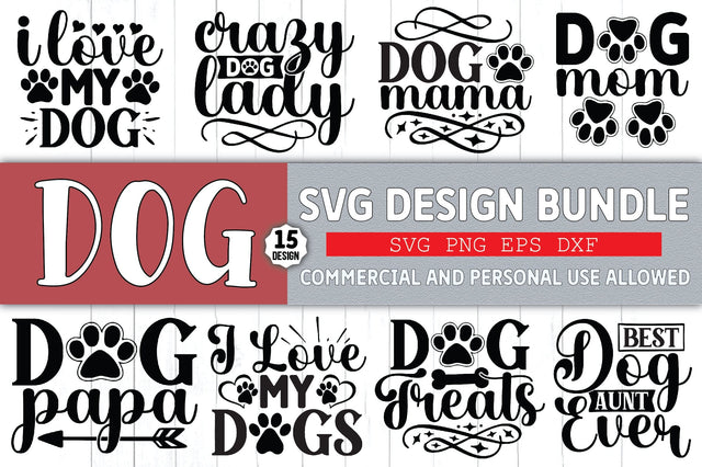 Dog SVG Bundle SVG Ariyan 